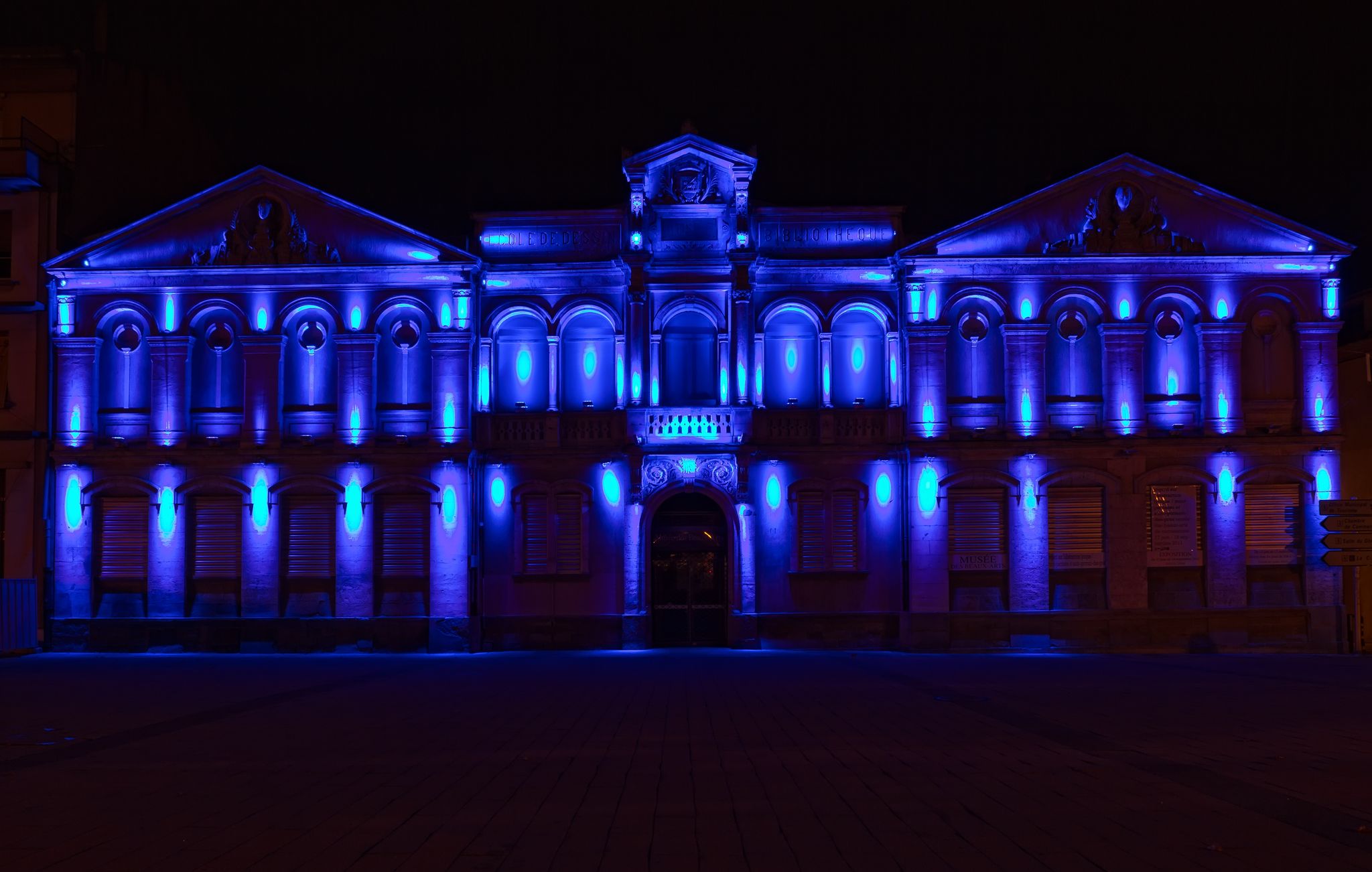 Museum of Fine Arts in Carcassonne. Housed in the former Court of First Instance.