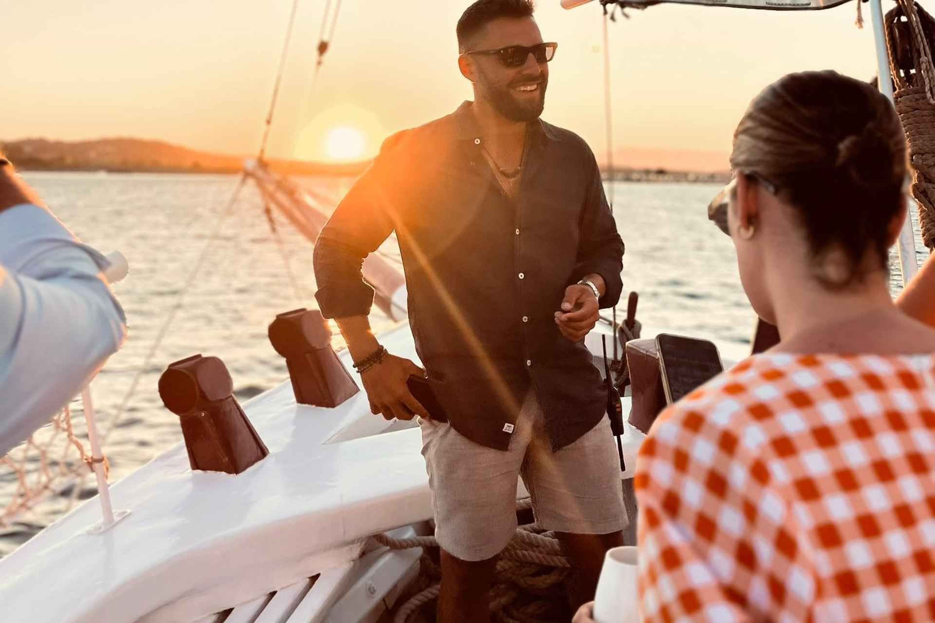 Corfu: Sunset Cruise on Classic Boat with Cocktails & Snacks