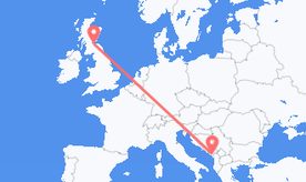 Montenegro to Scotland
