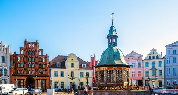 Old city of Wismar, Baltic Sea, Germany