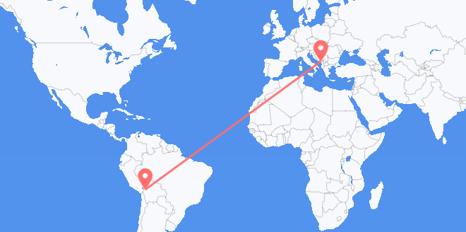 Bolivia a Montenegro