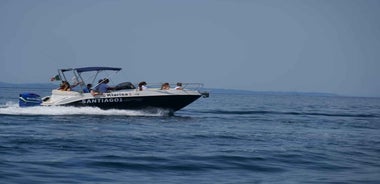 Saranda:Boat Tour to Kroreza with snorkelling,&umbrellas