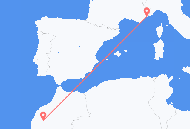 Marrakesh to Nice