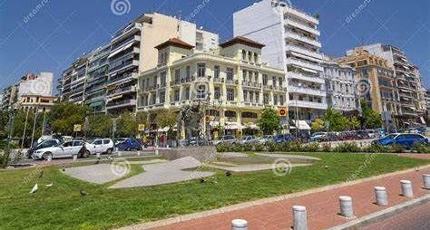 photo of view of Agia Sofia Square travel guide, Thessaloniki, Greece.