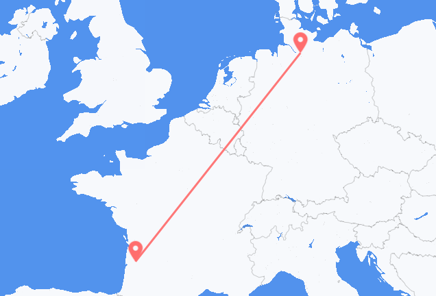 Bordeaux to Hamburg