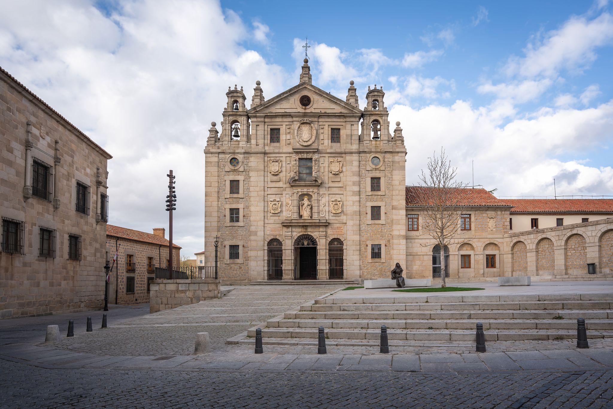 photo of view of Church and Convent of Santa Teresa - Saint Teresa of Avila birthplace - Avila, Spain