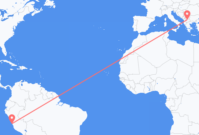 frá Líma til Skopje