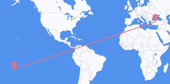 Cook Islands to Turkey