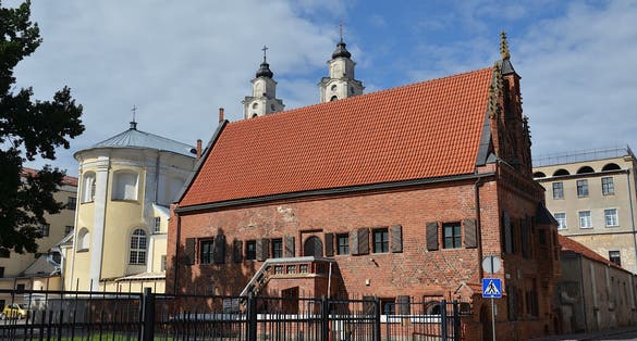 House of Perkunas is one of the most original and Gothic secular buildings, located in the Old Town of Kaunas, Lithuania