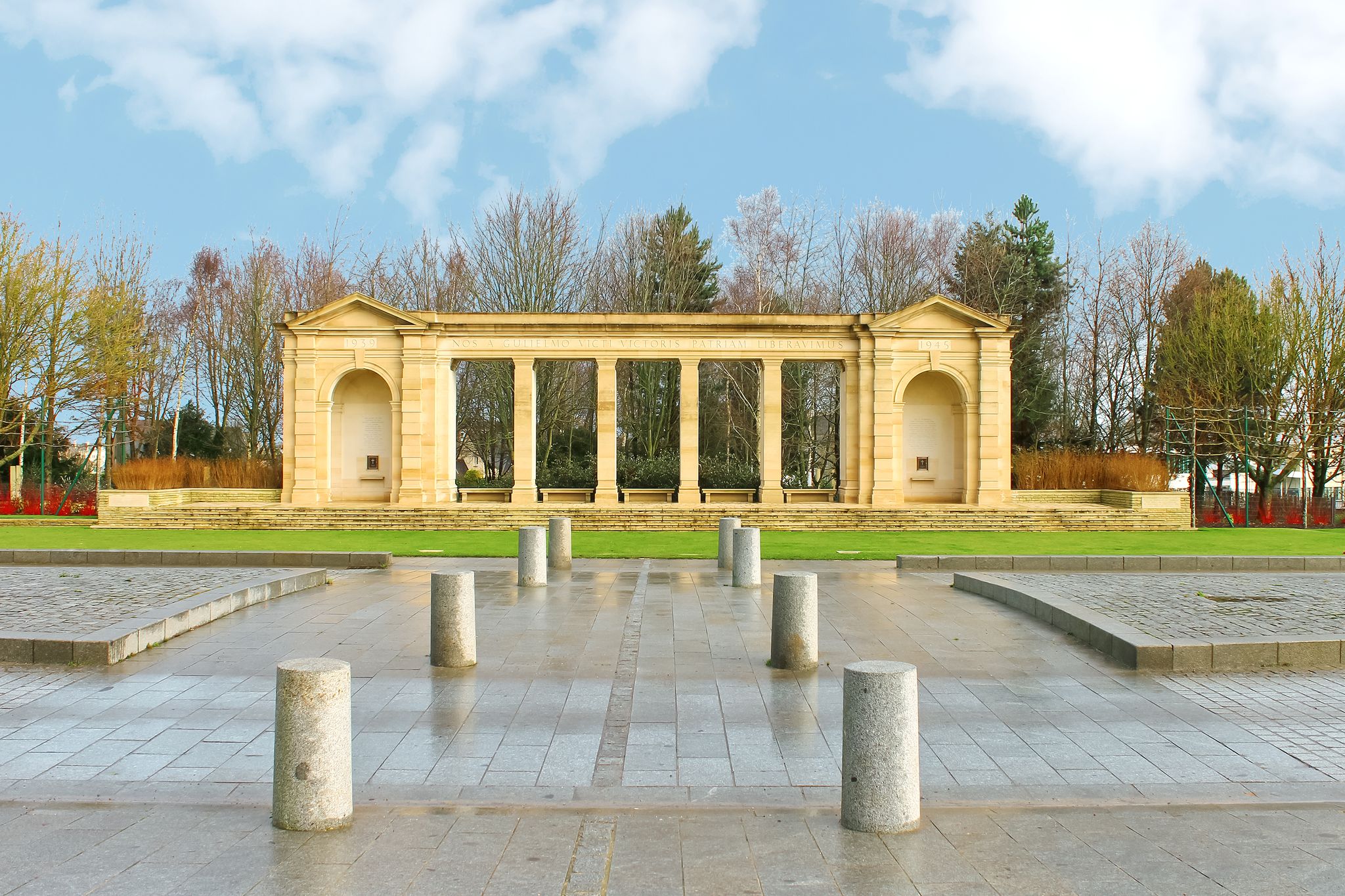 Photo of Bayeux War Cemetery, Normandy, France.