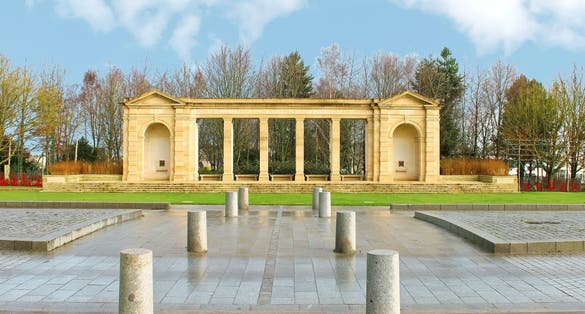 Photo of Bayeux War Cemetery, Normandy, France.