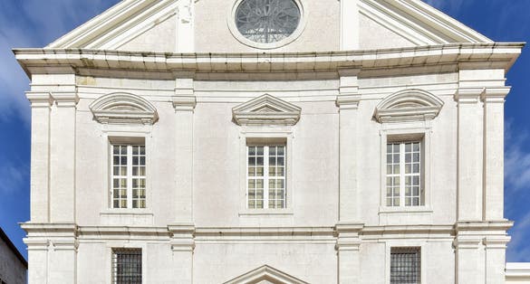 Church of Saint Roch or Igreja de Sao Roque in Lisbon, Portugal.