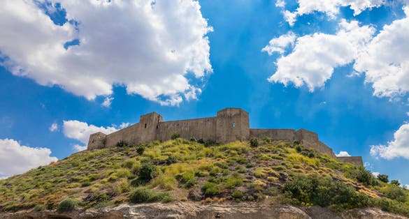 Photo of Gaziantep castle in turkey.