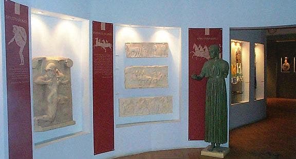 photo of the entrance room of Thessaloniki Olympic Museum, Thessaloniki, Greece/