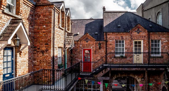 photo of view of Hidden architecture of Derry, Londonderry, Norhern Ireland.