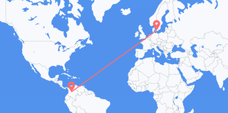 Colombia a Dinamarca