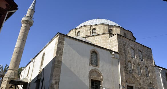photo of close shot of Tekeli Mehmet Pasa mosque in Antalya, Turkey.