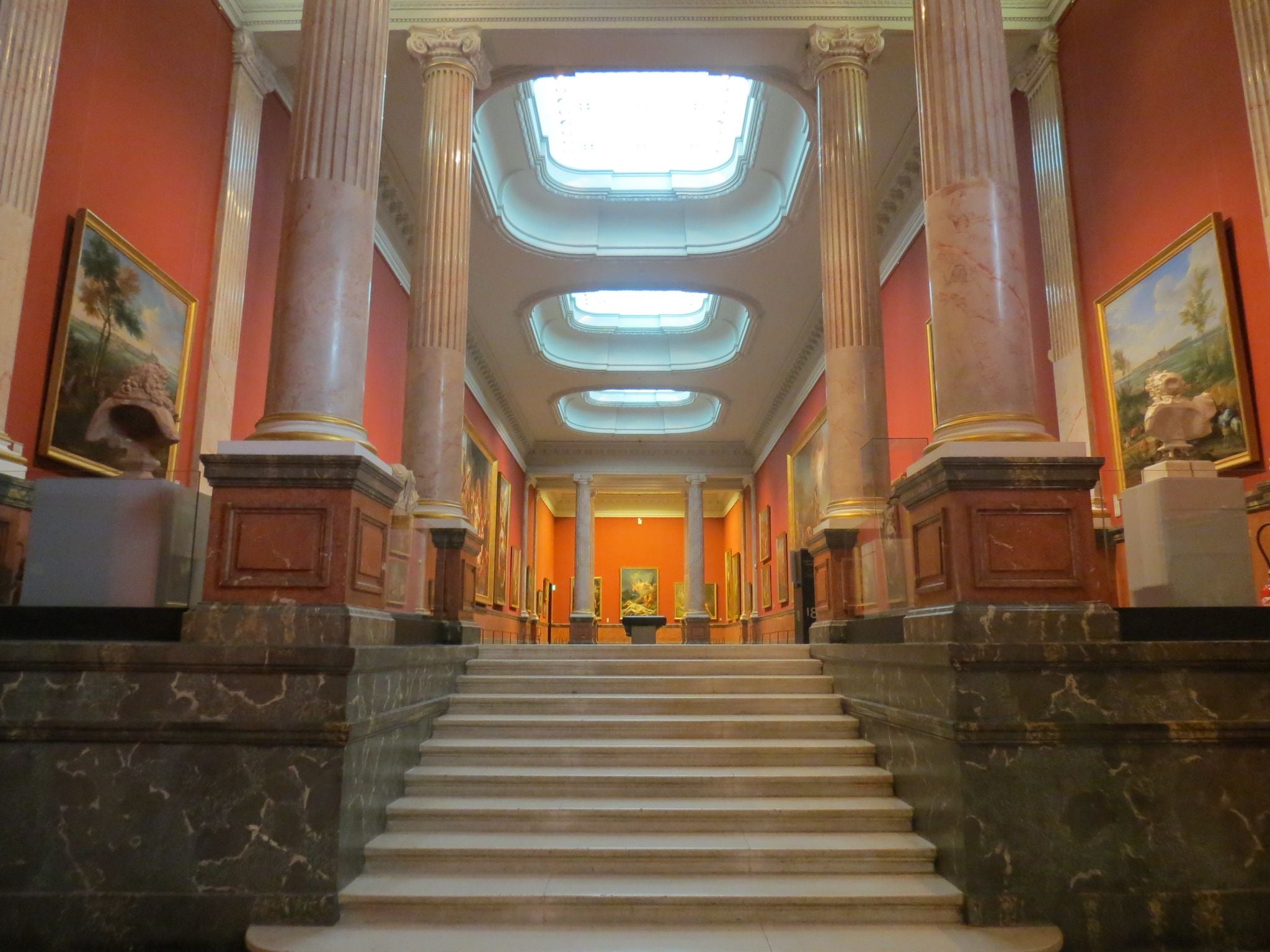 Gallery of Columns of the museum.