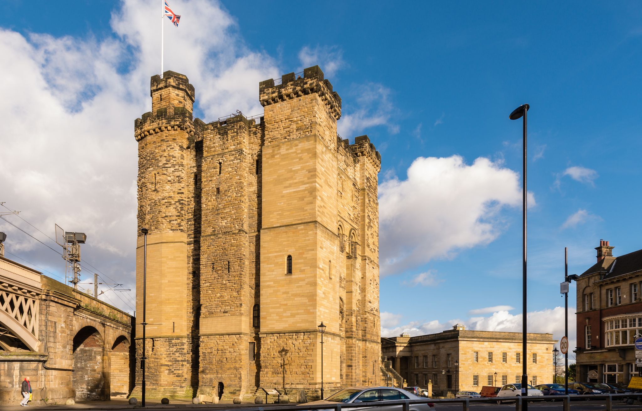 Photo of Newcastle's Castle Keep and Black Gate in the city centre are all that remain of a medieval fortification which gave the city its name.
