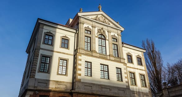 Baroque palace (Museum of Frederick Chopin) in Warsaw, Poland