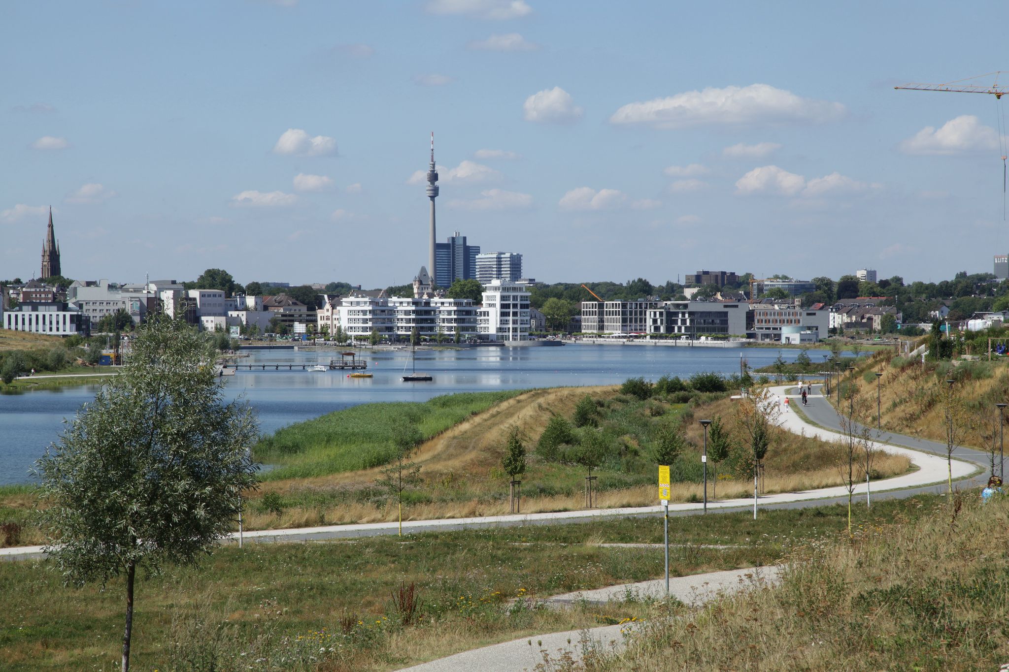 Phoenix-See, Hörde, Dortmund, North Rhine-Westphalia, Germany