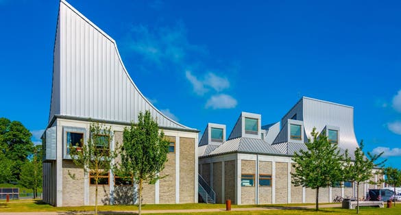 Utzon center in Danish town Aalborg.