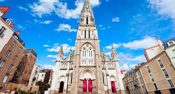 Photo of basilique Saint-Nicolas de Nantes ,France.