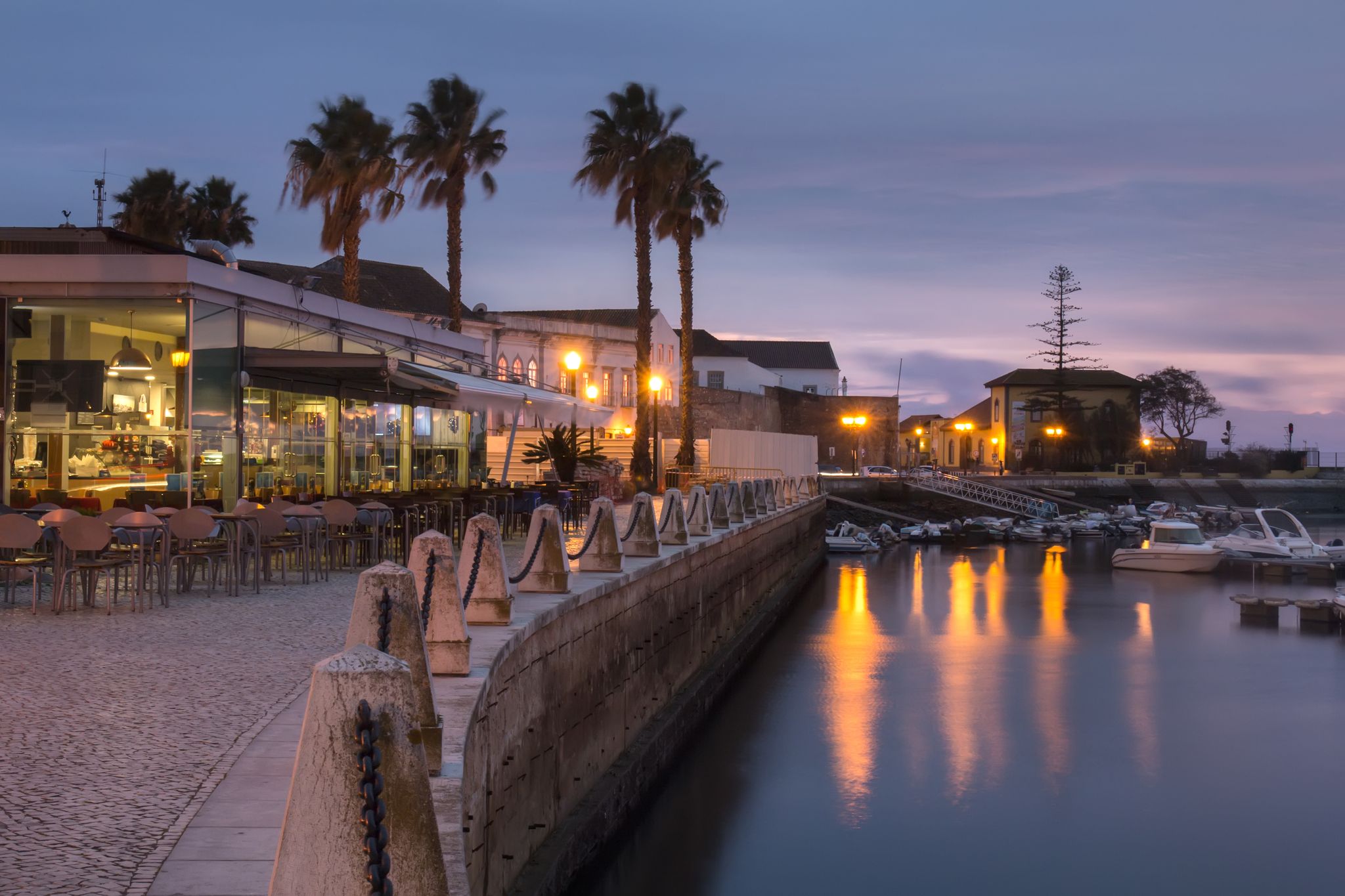 Photo of aerial view of beautiful landscape of Faro, Algarve, Portugal.