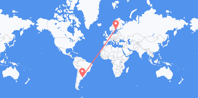 Argentina a Islas Åland