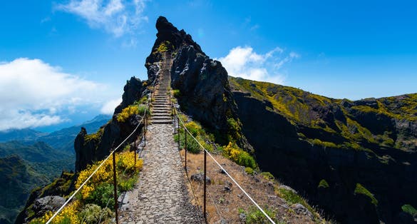 Photo of Trekking from Pico do Arieiro to Pico Ruivo, Funchal, Portugal.