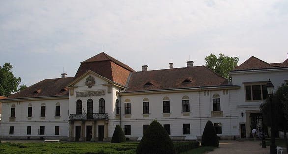photo of view of Széchenyi kastély, Nagycenk, Hungary.