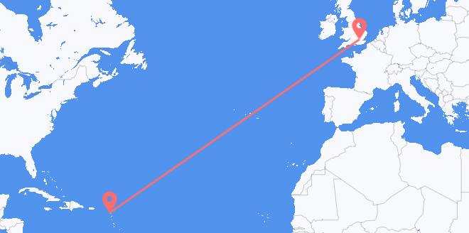 Antigua & Barbuda to the United Kingdom