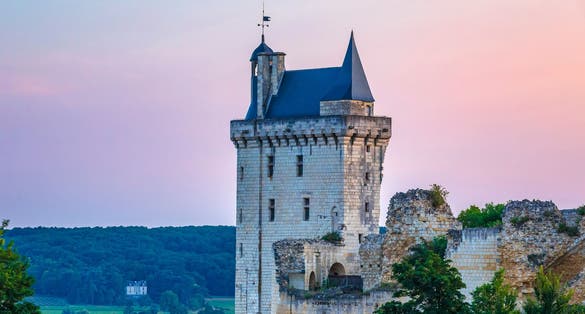 Chinon is located in the heart of the Val de Loire, France. Well known for its wines as well as its castle the Château de Chinon and historic town. Chinon played an important and strategic role during