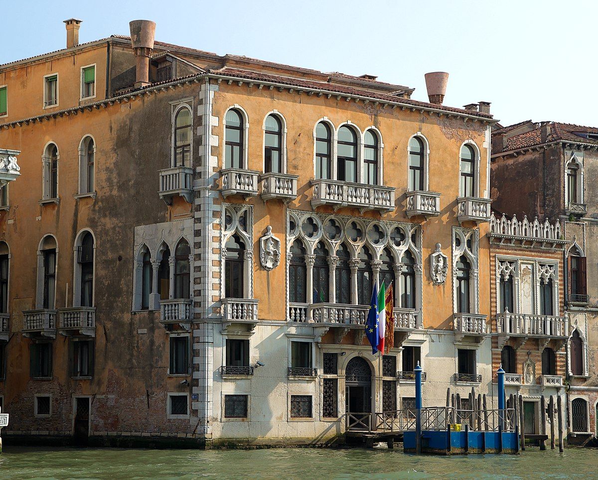 photo of  view ofPalazzo Contarini Polignac,Venice italy.