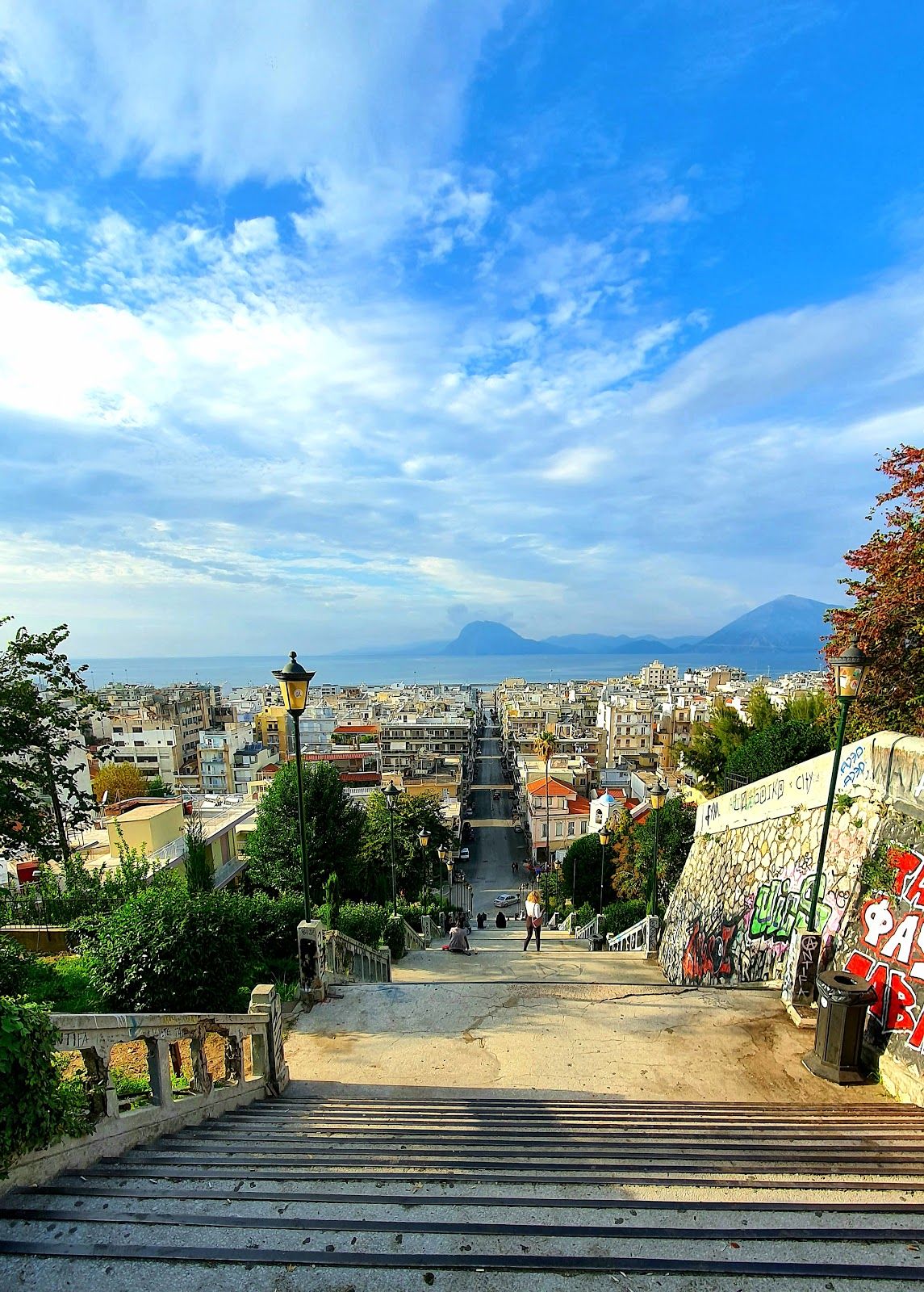 Stairs St. Nicholas, 4th District of Patras - Central Sector, Municipal Unit of Patras, Municipality of Patras, Achaea Regional Unit, Western Greece, Peloponnese, Western Greece and the Ionian, Greece