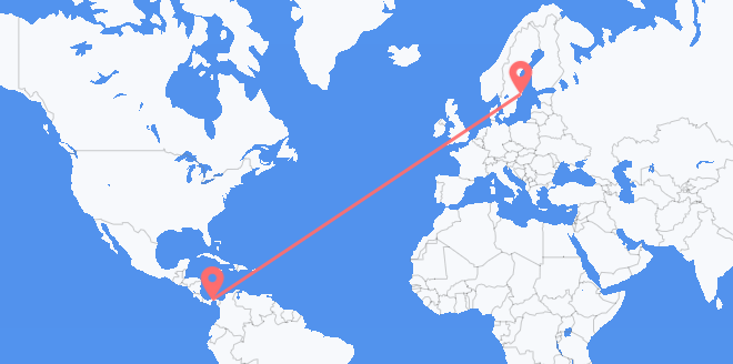 Panamá a Suecia