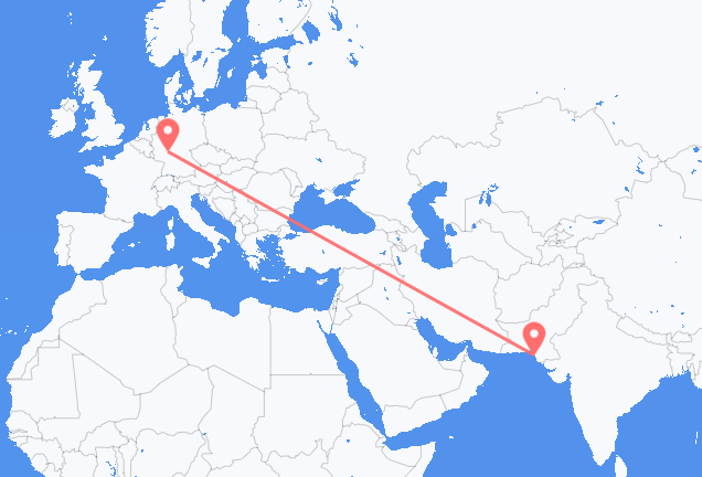 Karachi to Frankfurt