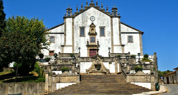Photo of Misericordia church in Santa Maria da Feira, Portugal.