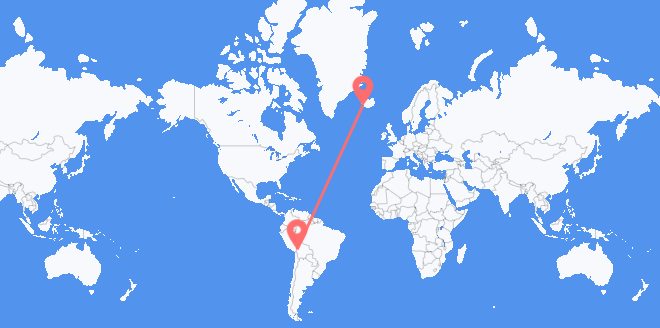 Bolivia a Islandia