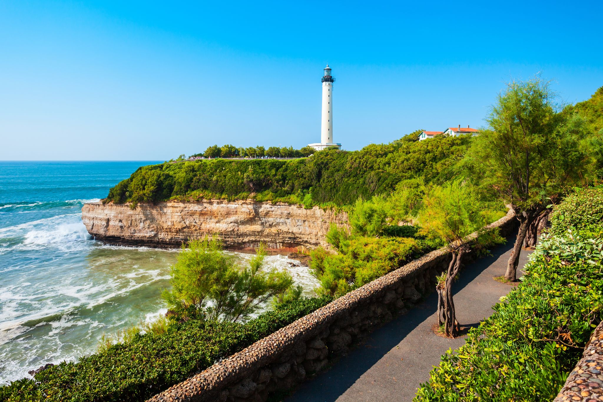 Photo of Biarritz Grande Plage in summer,France.