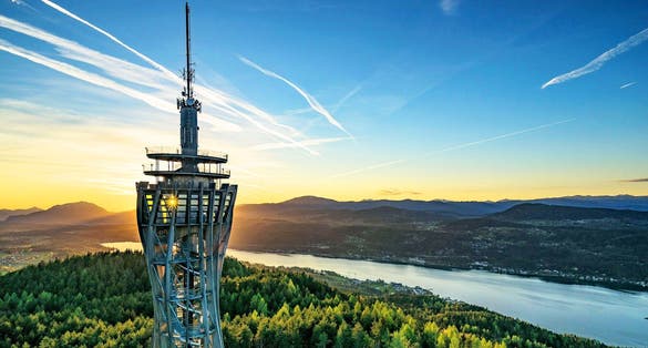 Pyramidenkogel Tower, Keutschach am See, Bezirk Klagenfurt-Land, Carinthia, Austria
