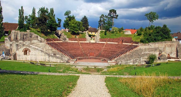 photo of Augusta Raurica is a Roman archaeological site in Switzerland Basel Land, Augusta Raurica, was founded by Lucius Munatius Plancus around 44 BC in the area of.