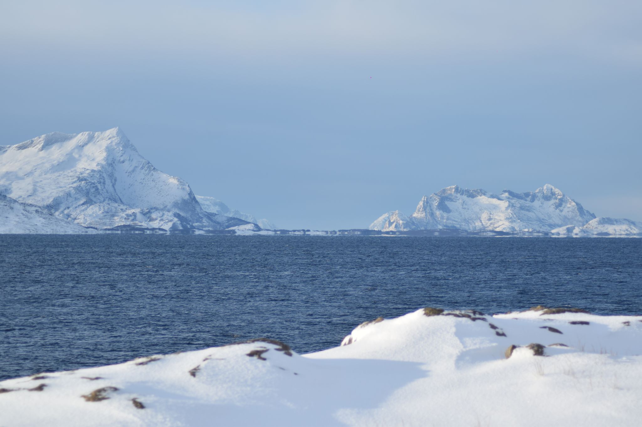 photo of view Stock Photo ID: 2287358041  Bodø Norway Snow Mountain sea Ocean landscape