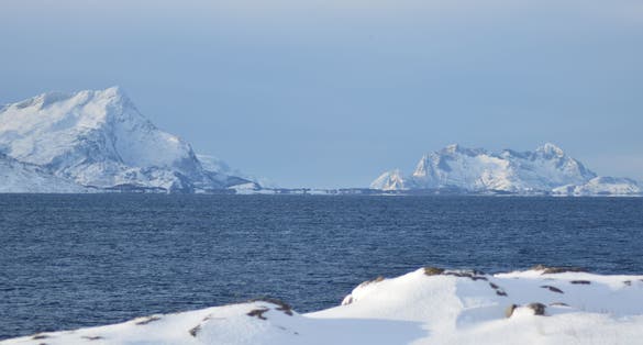 photo of view Stock Photo ID: 2287358041  Bodø Norway Snow Mountain sea Ocean landscape