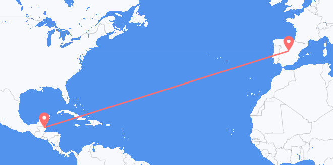 Belize to Spain