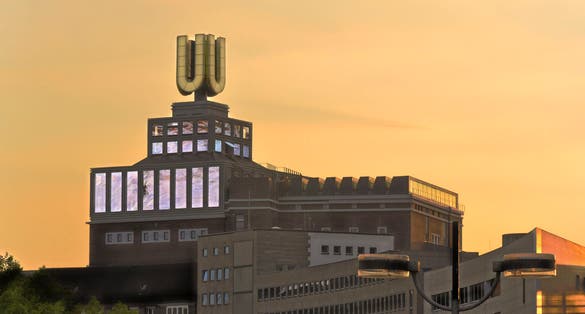Dortmunder U-Tower at dawn