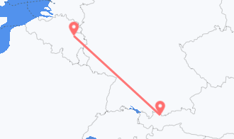 Train tickets from Gemeinde Ehrwald to Liege