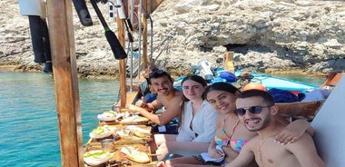 Makarounas Fishing Boat Trip with swimming stop and BBQ on board