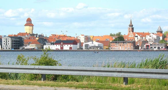 Photo of Nykøbing Falster a city on the island of Falster in southern Denmark.