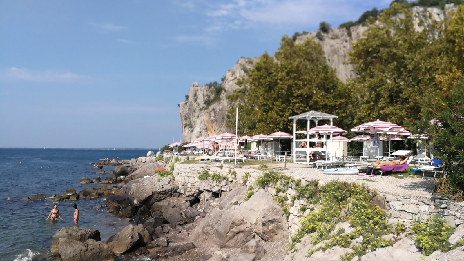 beach Caravella, Duino Aurisina / Devin - Nabrežina, UTI Giuliana / Julijska MTU, Friuli-Venezia Giulia, Italy